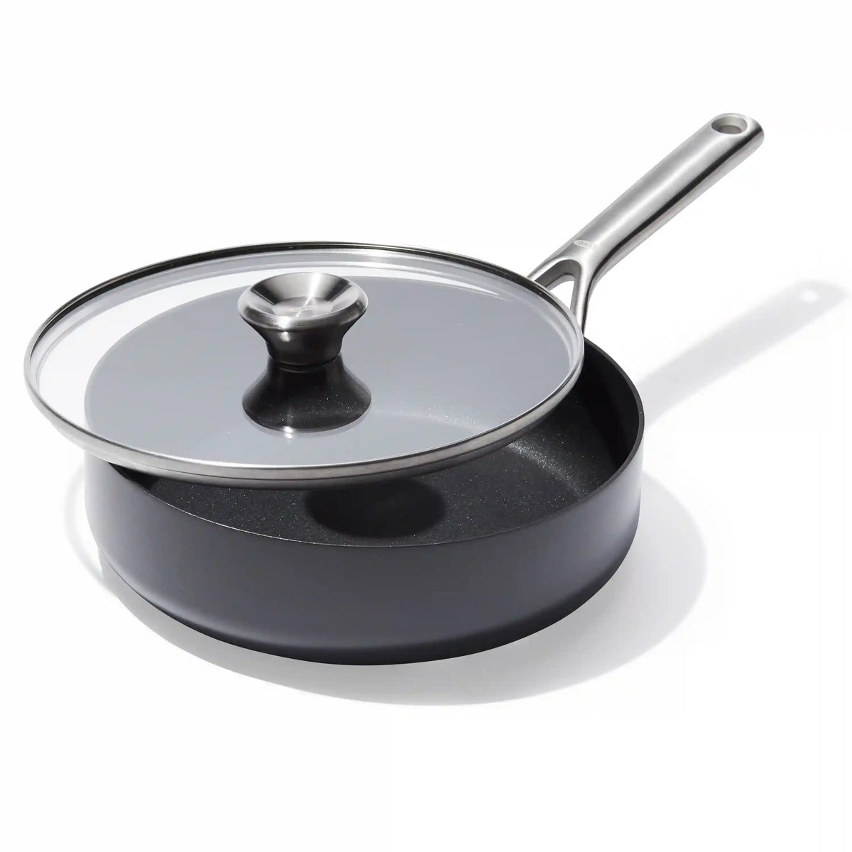 Ceramic Professional Non-Stick 3-Quart Sauté Pan with Lid