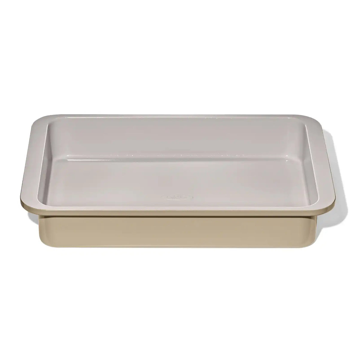 Non-Stick Pro Ceramic Coated Metal Bakeware 9" x 13" Cake Pan - Biscuit