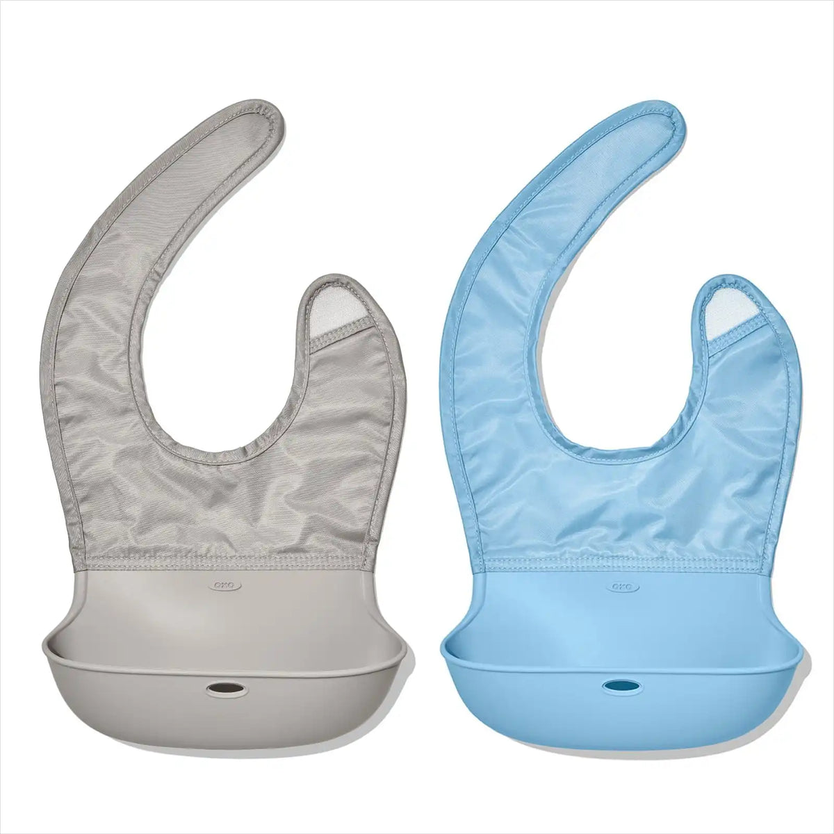 Roll-Up Bib 2 Pack - Drizzle & Dusk